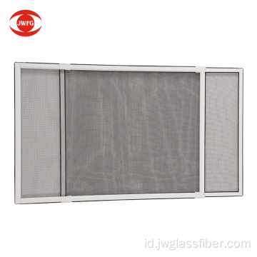 Layar Pintu Aluminium Mosquito Mesh &amp; Jendela yang Dapat Ditarik